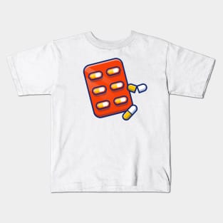 Capsule Pills Strip Kids T-Shirt